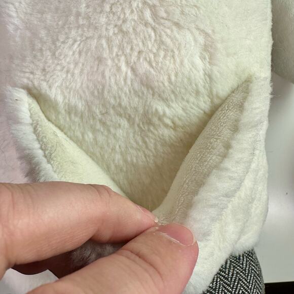 Pier 1 Imports Penguin Plush With Baby In Pouch Scarf Stuffed Animal Toy - Picture 8 of 11